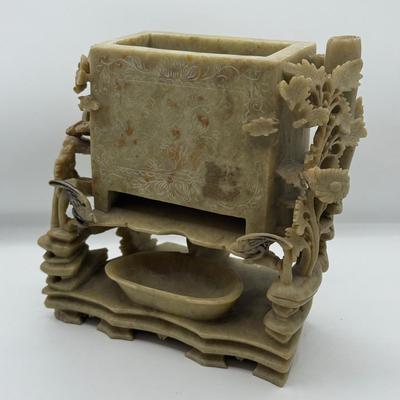 LOT 143F: Hand Carved Chinese Soapstone Sculpture