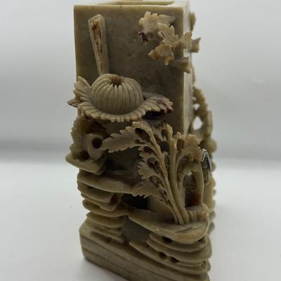 LOT 143F: Hand Carved Chinese Soapstone Sculpture