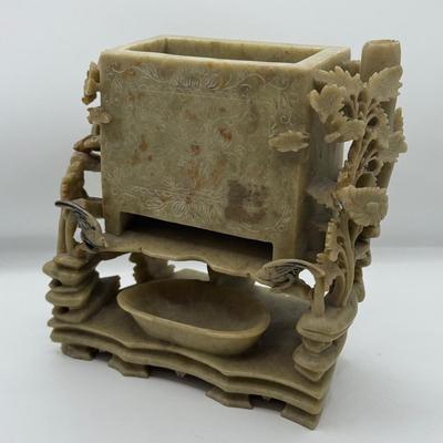 LOT 143F: Hand Carved Chinese Soapstone Sculpture