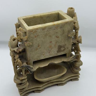 LOT 143F: Hand Carved Chinese Soapstone Sculpture