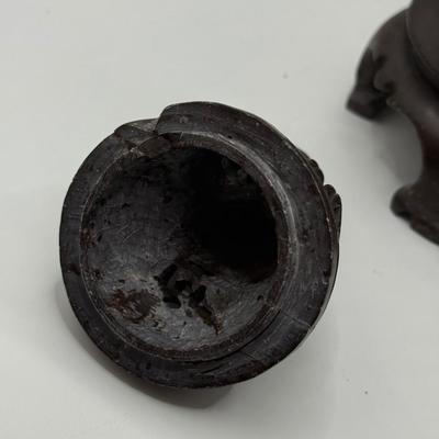 LOT 144F: Chinese Soapstone Fu Dog Jar