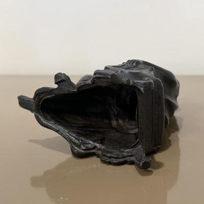 LOT 147F: Marble Woman Statue & Small Porcelain Statue