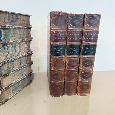 LOT 148F: Antique Books w/ Home Decor: Horse & More