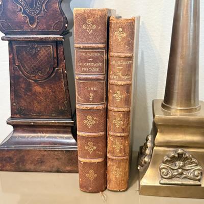 LOT 150F: Antique Books, Brass Buggy Car & More