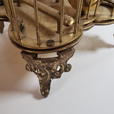 LOT 159M: Vintage Brass Birdcage on Chain