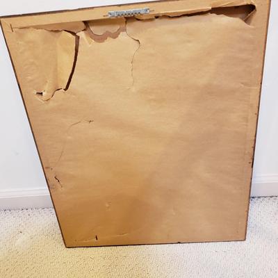 LOT 160M: Indian Head Cloth Framed Advertisement Print by Marjory C. Woodbury