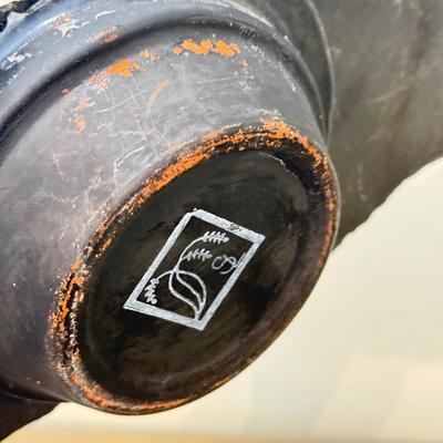 LOT 164F: Nautilus Type Cross Section Slate, Slate Top Flower Frog, Laughing Budda Figure & Stone Carved Mini Teapot