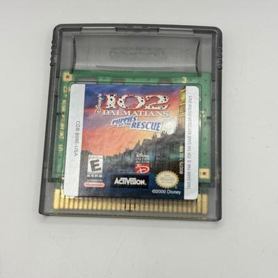 LOT 166F: Nintendo GameBoy Color Transparent Purple Model CGB-0010 (Works, Missing battery cover), Super Mario Bros Deluxe & 101...