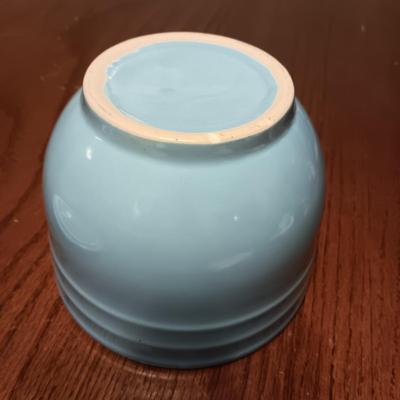 FIESTA? TEAL COLORED BOWL WITH LID