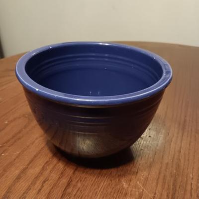 VINTAGE FIESTA 8" BLUE NESTING BOWL