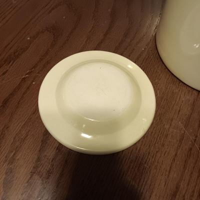 MIALI POTTERY CROCK BEVERAGE DISPENSER 10" TALL