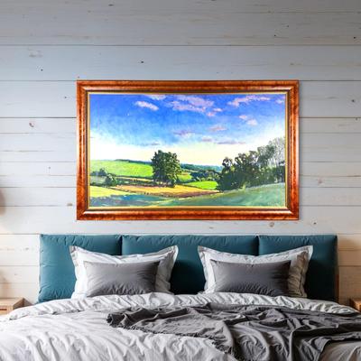 099 Large Original Oil Landscape Painting By Michael Bare