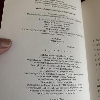 Thomas Roosevelt Book Lot