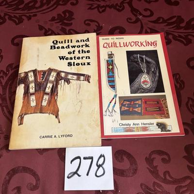 Quill and Beadwork Book Lot