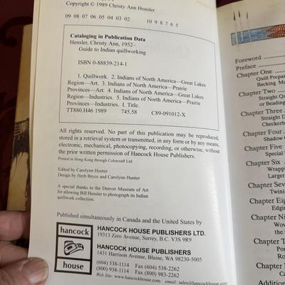 Quill and Beadwork Book Lot