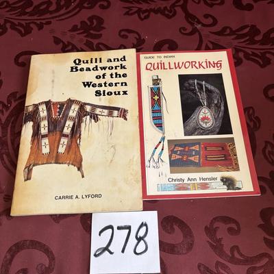 Quill and Beadwork Book Lot