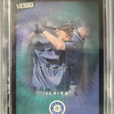 Sale Photo Thumbnail #9: 2003 Upper Deck Victory Mint 9 
(ICHIRO) Finial Authority Silver Label