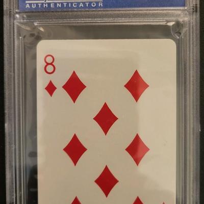 Sale Photo Thumbnail #56: 1978 Sports Deck Division Arnold Palmer Gem MT 10 8 of Diamonds