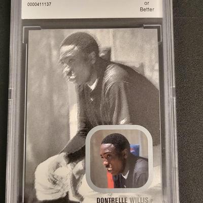 Sale Photo Thumbnail #60: 2002-03 JUST ROOKIES CARD MINT 10 OR BETTER DONTRELLE WILLIS BCCG