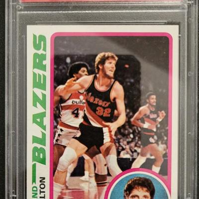 Sale Photo Thumbnail #68: 1978 Topps Bill Walton PSA Grade NM-MT 8