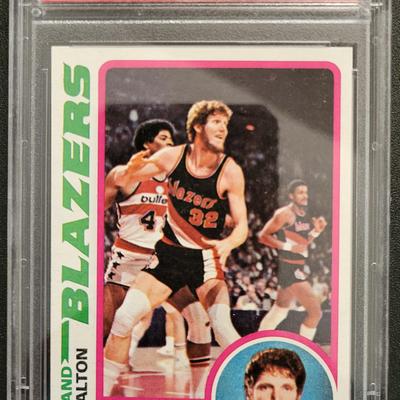 Sale Photo Thumbnail #64: 1978 Topps Bill Walton PSA Grade NM-MT 8