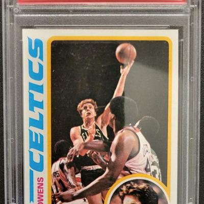 Sale Photo Thumbnail #78: 1978 Topps Dave Cowens PSA Grade NM-MT 8