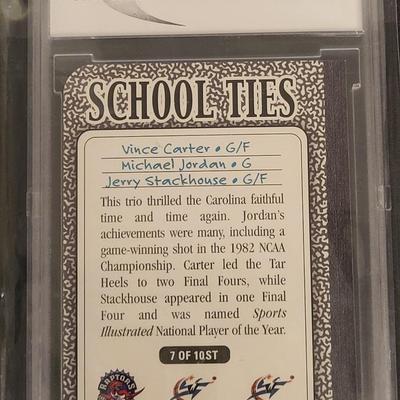 Sale Photo Thumbnail #92: 2002-03 FLEER TRADITION SCHOOL TIES GRADE 10 MINT OR BETTER BCCG
