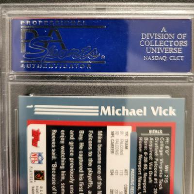 Sale Photo Thumbnail #101: 2003 Topps Michael Vick PSA GEM MT 10
