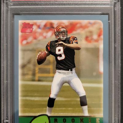 Sale Photo Thumbnail #113: 2003 Topps Carson Palmer PSA GEM MT 10 Rookie Card