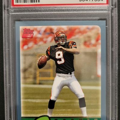 Sale Photo Thumbnail #109: 2003 Topps Carson Palmer PSA GEM MT 10 Rookie Card