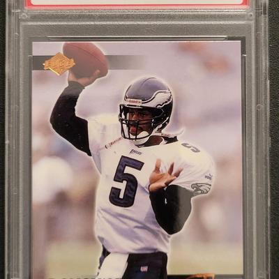 Sale Photo Thumbnail #123: 2000 COLL. EDGE Graded Donovan McNabb PSA GEM MT 10 UNCIRCULATED