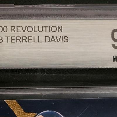 Sale Photo Thumbnail #126: 2000 REVOLUTION GRADED 9 MINT TERRELL DAVIS BECKETT