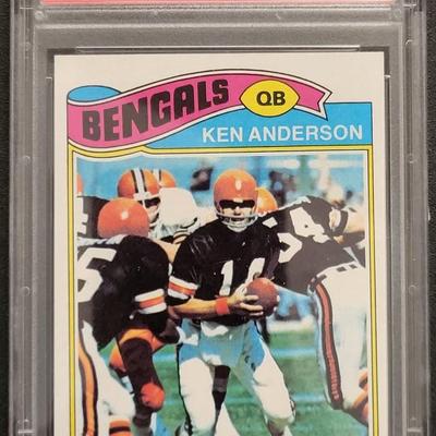 Sale Photo Thumbnail #138: 1977 Topps Ken Anderson PSA     NM-MT 8