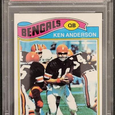 Sale Photo Thumbnail #134: 1977 Topps Ken Anderson PSA     NM-MT 8