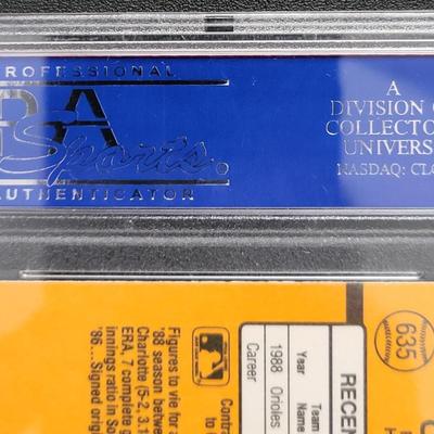 Sale Photo Thumbnail #141: 1989 Donruss Curt Schilling PSA Mint 9