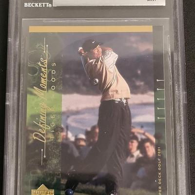 Sale Photo Thumbnail #144: 2001 UPPER DECK GOLF GRADED 9 MINT BECKETT