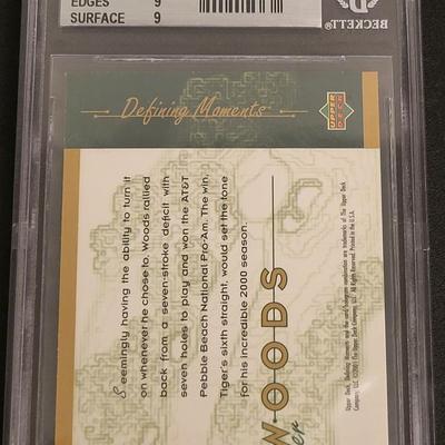 Sale Photo Thumbnail #146: 2001 UPPER DECK GOLF GRADED 9 MINT BECKETT