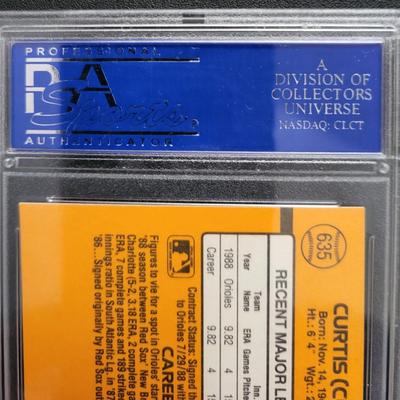 Sale Photo Thumbnail #151: 1989 Donruss Curt Schilling PSA Mint 9