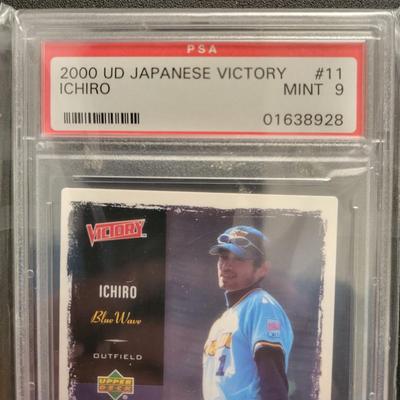 Sale Photo Thumbnail #155: 2000 UD Japanese Victory Ichiro PSA Mint 9