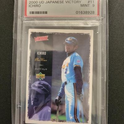 Sale Photo Thumbnail #158: 2000 UD Japanese Victory Ichiro PSA Mint 9