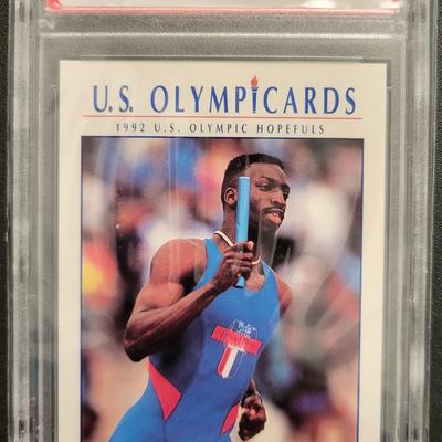 Sale Photo Thumbnail #164: 1992 Impel US Olympicards Michael Johnson PSA Mint 9