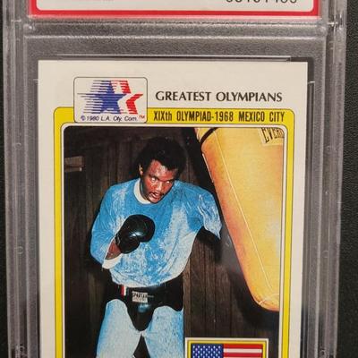 Sale Photo Thumbnail #169: 1983 Topps George Foreman Greatest Olympians PSA NM-MT 8