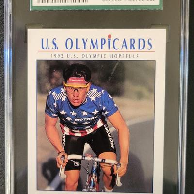 Sale Photo Thumbnail #183: 1992 Impel US Olympicards Lance Armstrong SGC 92 NM/MT+ 8.5