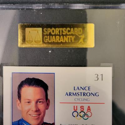 Sale Photo Thumbnail #181: 1992 Impel US Olympicards Lance Armstrong SGC 92 NM/MT+ 8.5