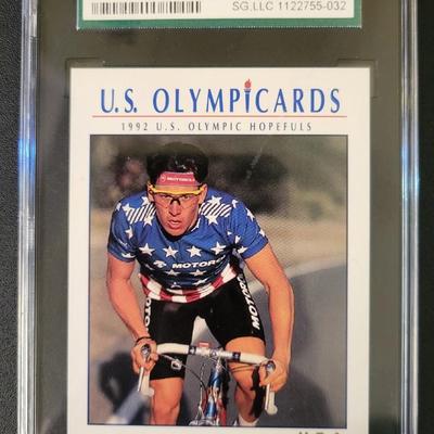 Sale Photo Thumbnail #179: 1992 Impel US Olympicards Lance Armstrong SGC 92 NM/MT+ 8.5