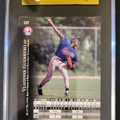 Sale Photo Thumbnail #185: 1995 UD Minor League Vladimir Guerrero SGC NM/MT 88