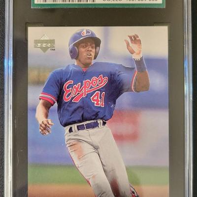 Sale Photo Thumbnail #188: 1995 UD Minor League Vladimir Guerrero SGC NM/MT 88