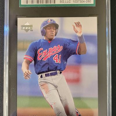 Sale Photo Thumbnail #184: 1995 UD Minor League Vladimir Guerrero SGC NM/MT 88