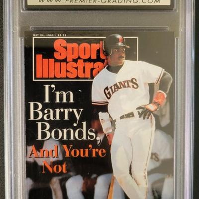 Sale Photo Thumbnail #193: 1997 Fleer Sport Illustrated Barry Bonds PGC NM-MT 8.0