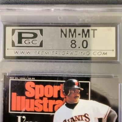 Sale Photo Thumbnail #190: 1997 Fleer Sport Illustrated Barry Bonds PGC NM-MT 8.0